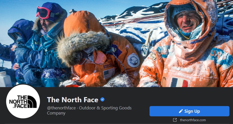 the north face facebook sayfası